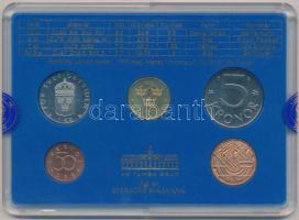 Svédország 1993. 50ö-10K (4xklf) forgalmi szett műanyag tokban + zseton T:1 
Sweden 1993. 50 Öre - ...