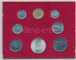 Vatikán 1973. 1L - 500L "VI. Pál pápa" (8xklf) forgalmi szett T:1,1- 
Vatican 1973. 1 Lir...