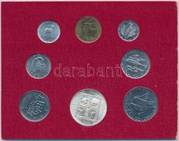 Vatikán 1975. 1L - 500L "Szent év - Megbocsátás" (8xklf) forgalmi szett T:1,1- 
Vatican 1...