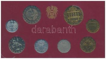 Ausztria 1994. 5g-20Sch (8xklf) forgalmi sor, eredeti műanyag tokban T:1 
Austria 1994. 5 Groschen ...