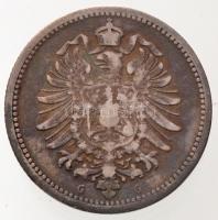 Német Birodalom 1874G 20pf Ag T:2-,3 patina German Empire 1874G 20 Pfennig Ag C:VF,F patina