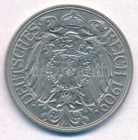 Német Birodalom 1909A 25pf Ni T:1- German Empire 1909A 25 Pfennig Ni C:AU