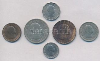 Ghána 1958. 1/2p-2Sh (6xklf) T:1-,2
Ghana 1958. 1/2 Penny - 2 Shillings (6xdiff) C:AU,XF