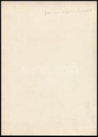 cca 1932 Kinszki Imre (1901-1945) budapesti fotóművész pecséttel jelzett vintage alkotása (eső után)...