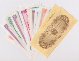 Kína ~1970. 20db klf rizs- és közlekedési jegy(?) T:I,I-
China ~1970. 20pcs of diff rice and transp...