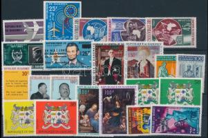 1963-1969 6 klf sor + 8 klf önálló érték, 1963-1969 6 diff sets + 8 diff individual stamps