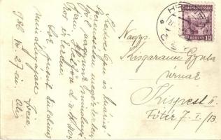 1936 Kisgaram, Rhonitz, Hronec; látkép, templom / general view, church. photo