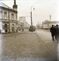 Budapesti villamosok és kalauzok, 3 db szabadon felhasználható vintage negatív (24x36 mm és 6x6 cm k...