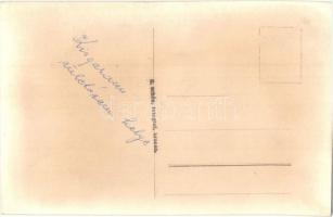 Kisgaram, Rhonitz, Hronec; látkép, templom, vasútvonal / general view, church, railway line. Z. Schö...