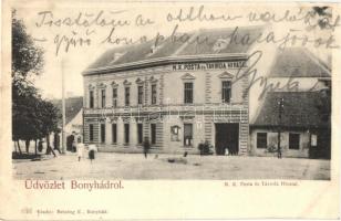 Bonyhád, M. kir. posta és távirda hivatal. Reining E. kiadása (Rb)