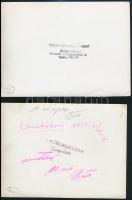 cca 1953 Tiszavölgyi József (1909-?) budapesti fotóriporter hagyatékából 13 db vintage fotó, többség...