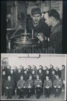 cca 1953 Tiszavölgyi József (1909-?) budapesti fotóriporter hagyatékából 13 db vintage fotó, többség...