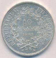 Franciaország 1967. 10Fr Ag "Herkules csoport" T:2  
France 1967. 10 Francs Ag "Herc...