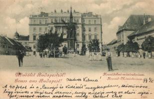 1899 Budapest I. Szent György tér, Honvédelmi Minisztérium