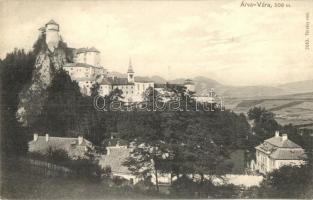 Árvaváralja, Oravsky Zámok (od Juhovychodu); vár. Kiadja Pietschmann Ferenc 1906. / castle