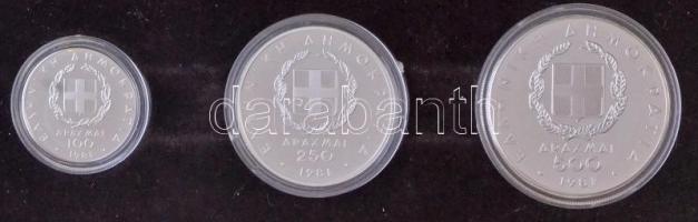 Görögország 1981. 100D Ag "Helyből távolugrás" + 250D Ag "Gerelyhajítás" + 500D ...