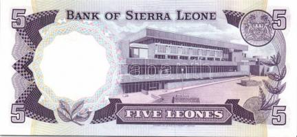 Sierra Leone 1981-85(1974-80). 50c, 1L, 2L, 5L, 10L komplett sor! T:I
