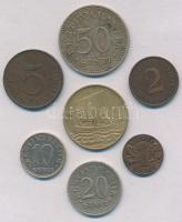 Észtország 1929-1936. 1s-1K (7xklf) T:1-,2 Estonia 1929-1936. 1 Sent - 1 Kroon (7xdiff) C:AU,XF