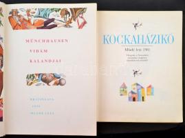 3 db mesekönyv: 
Gedai István-Rékassy Csaba: Tinó helyett ezüstpénz.,  G.A. nyomán Bürger: Münchaus...