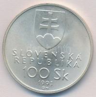 Szlovákia 1993. 100K Ag "Nemzeti függetlenség" T:1
Slovakia 1993. 100 Korun Ag "Nati...
