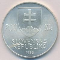 Szlovákia 1993. 200K Ag "Jan Kollar születésének 200. évfordulója" T:1
Slovakia 1993. 200...