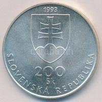 Szlovákia 1993. 200K Ag "A szlovák nyelv 150. évfordulója" T:1
Slovakia 1993. 200 Korun A...