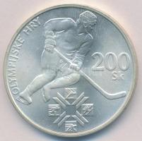Szlovákia 1993. 200K Ag "100 éves az Olimpiai Bizottság" T:1
Slovakia 1993. 200 Korun Ag ...