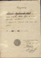 1847 Egyetemi Nyomda nyugta