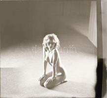 cca 1980 Menesdorfer Lajos (1941-2005) budapesti fotóművész hagyatékából 9 db vintage negatív, szoli...