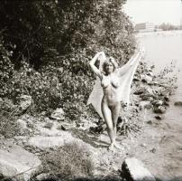 cca 1980 Menesdorfer Lajos (1941-2005) budapesti fotóművész hagyatékából 9 db vintage negatív, szoli...