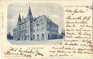 Budapest IV. Újpest, Új községháza, kiadja Schön Bernát (EK)