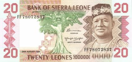 Sierra Leone 1984.8.24. 20L T:I