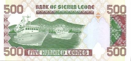 Sierra Leone 1988-91. 10L, 20L, 50L, 100L,  500L T:I