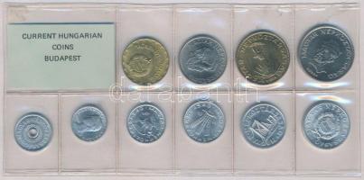 1989. 2f-20Ft (10xklf) érmés forgalmi sor fóliatokban T:1 Adamo FO22