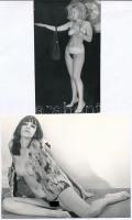 cca 1985 Mindenkivel megtörténhet, szolidan erotikus felvételek, 4 db vintage negatív (6x6 cm) és 2 db vintage fotó (a negatív és pozitív képek nincs összefüggés), 14x17 cm és 15x9 cm