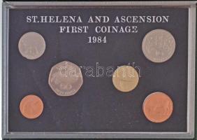 Szent Ilona és Ascension 1984. 1p-1P (6xklf) forgalmi sor dísztokban T:PP
Saint Helena and Ascensio...