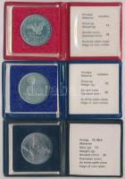 1981. 100Ft Ni "FAO I. - Világélelmezési nap" eredeti tokban, tanúsítvánnyal + 1983. 100Ft...