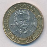 Ausztria 1999. 50Sch Bi "Johann Strauss" T:1 Austria 1999. 50 Schilling Bi "Johann Strauss" C:UNC  Krause KM#3061