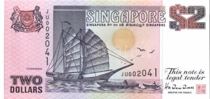 Szingapúr 1992. 2$ T:I