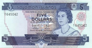 Salamon szigetek 1977-81. 2$, 5$, 10$, 20$ komplett sor! T:I