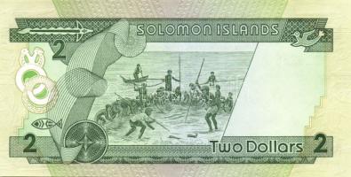 Salamon szigetek 1986. 2$, 5$, 10$, 20$, 50$ komplett sor! T:I