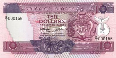 Salamon szigetek 1986. 2$, 5$, 10$, 20$, 50$ komplett sor! T:I