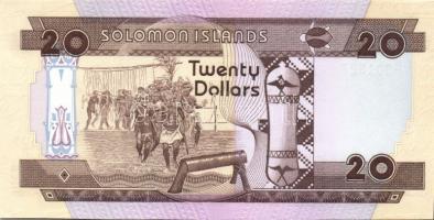 Salamon szigetek 1986. 2$, 5$, 10$, 20$, 50$ komplett sor! T:I