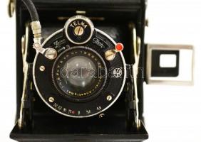 cca 1935 Zeiss Ikon Ikonta 520 fényképezőgép, Novar-Anastigmat 1:4,5 f=7,5 cm objektívvel, Telma zár...