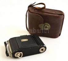 cca 1935 Zeiss Ikon Ikonta 520 fényképezőgép, Novar-Anastigmat 1:4,5 f=7,5 cm objektívvel, Telma zár...