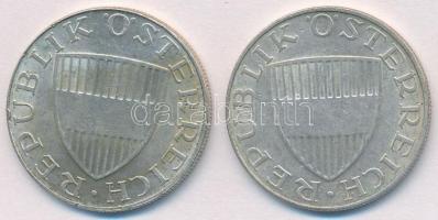Ausztria 1970-1971. 10Sch Ag (2x) T:2 ph.
Austria 1970-1971. 10 Schilling Ag (2x) C:XF edge error
...