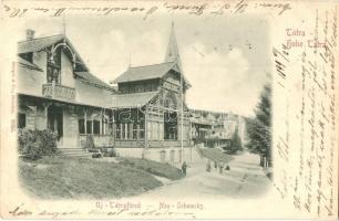 1899 Újtátrafüred, Neu-Schmecks, Novy Smokovec; étkező termek / restaurant (kissé ázott sarkak / slightly wet corners)