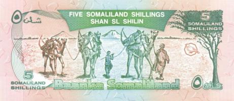 Somaliland 1994-96. 5Sh, 10Sh, 20Sh, 50Sh T:I