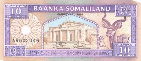 Somaliland 1994-96. 5Sh, 10Sh, 20Sh, 50Sh T:I