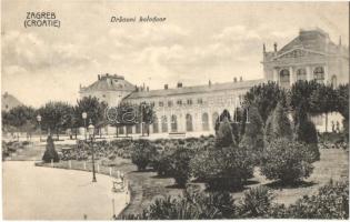 1906 Zagreb, Zágráb, Agram; Drzavni kolodvor / Le gare de letat / railway station